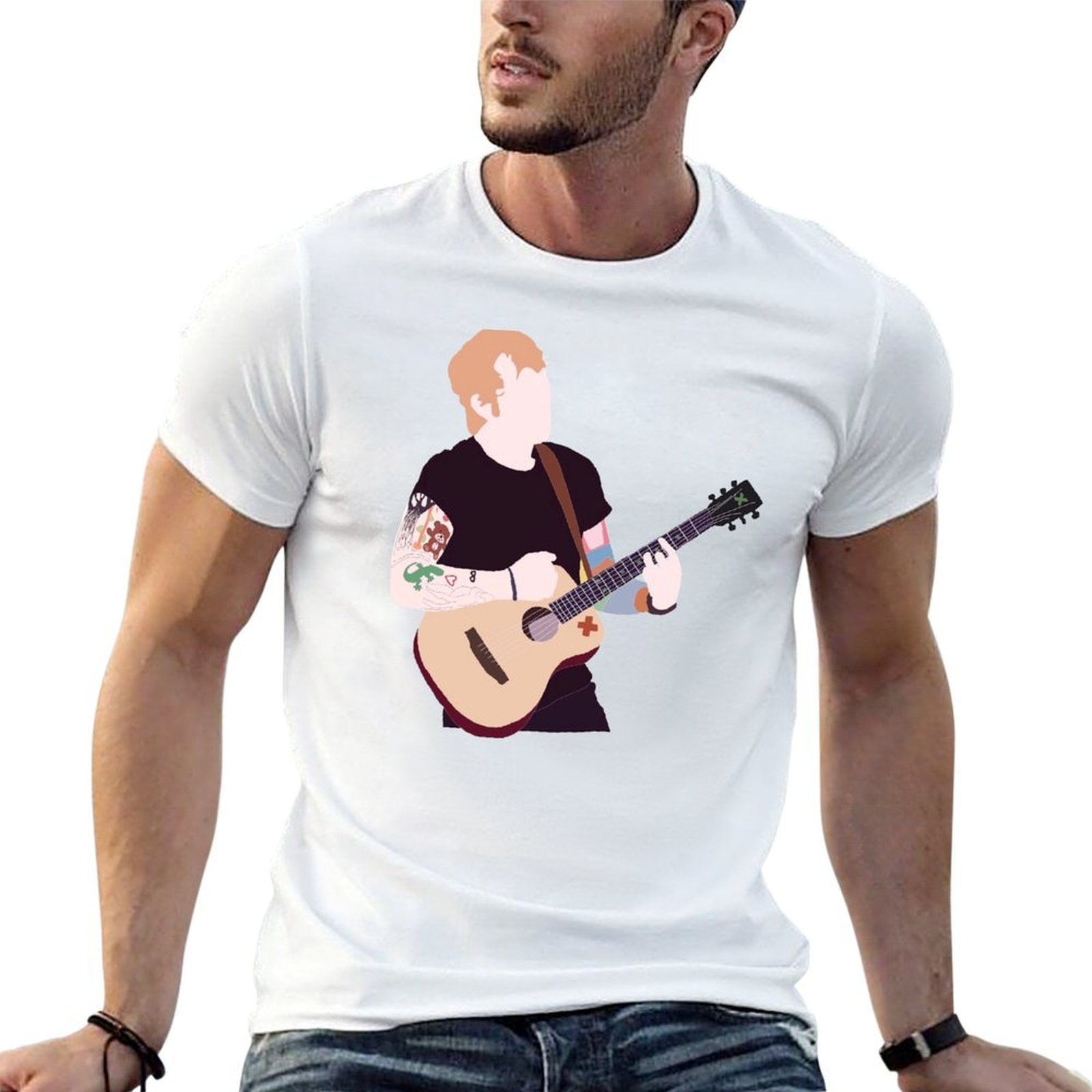 Anime Merchandise T-Shirts - Merchandise Oficial de Ed Sheeran, Camiseta