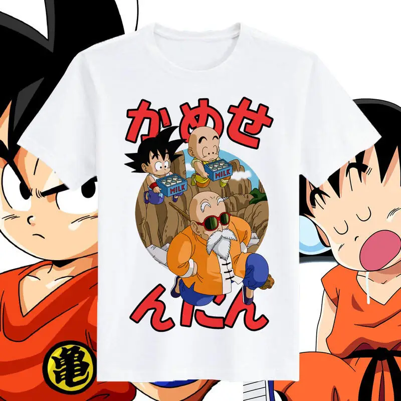 Anime Merchandise T-Shirts - Camiseta Dragon Ball Hot Summer Anime: