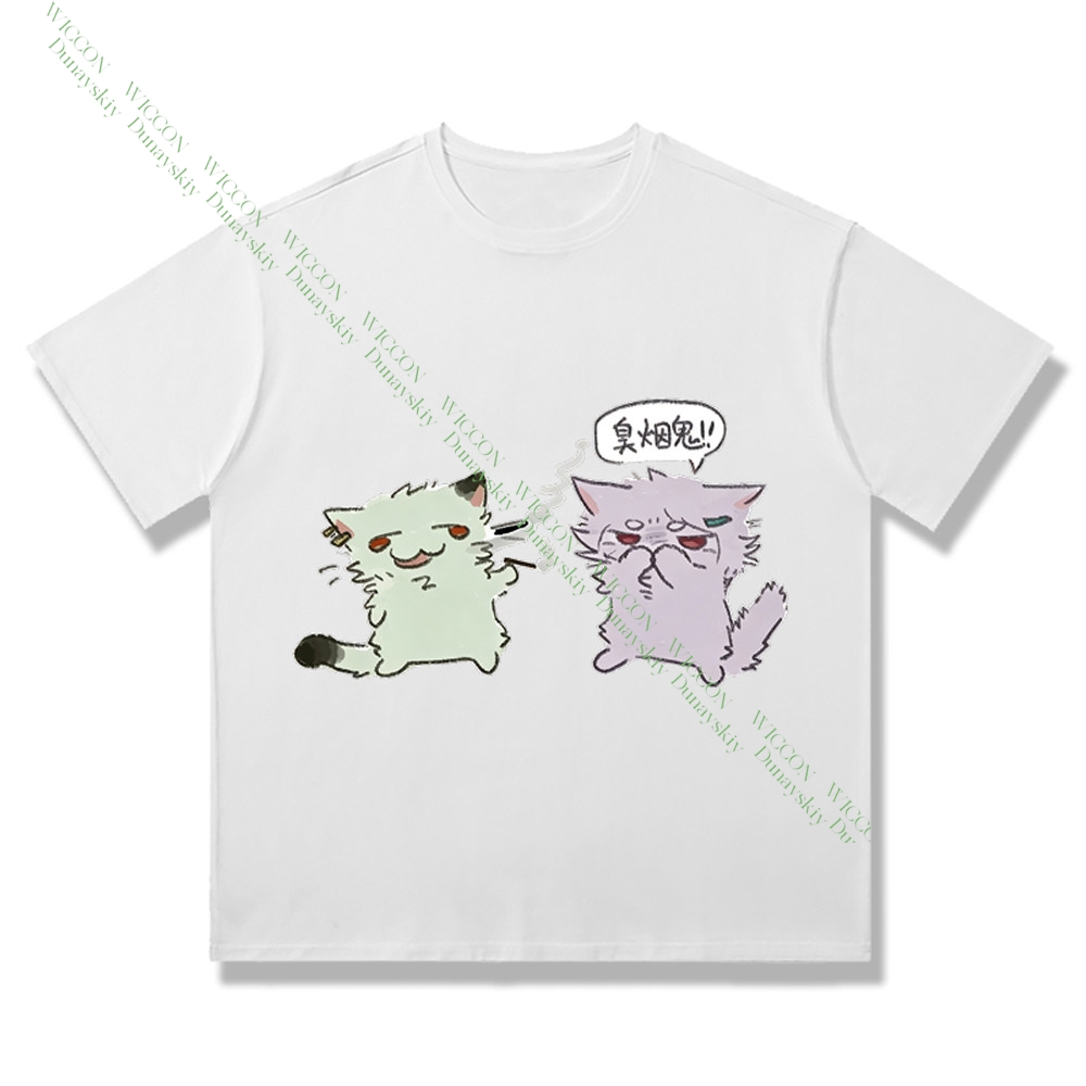 Camiseta de Algodão Chainsmoke - Anime Merchandise T-Shirts avaliação e preço