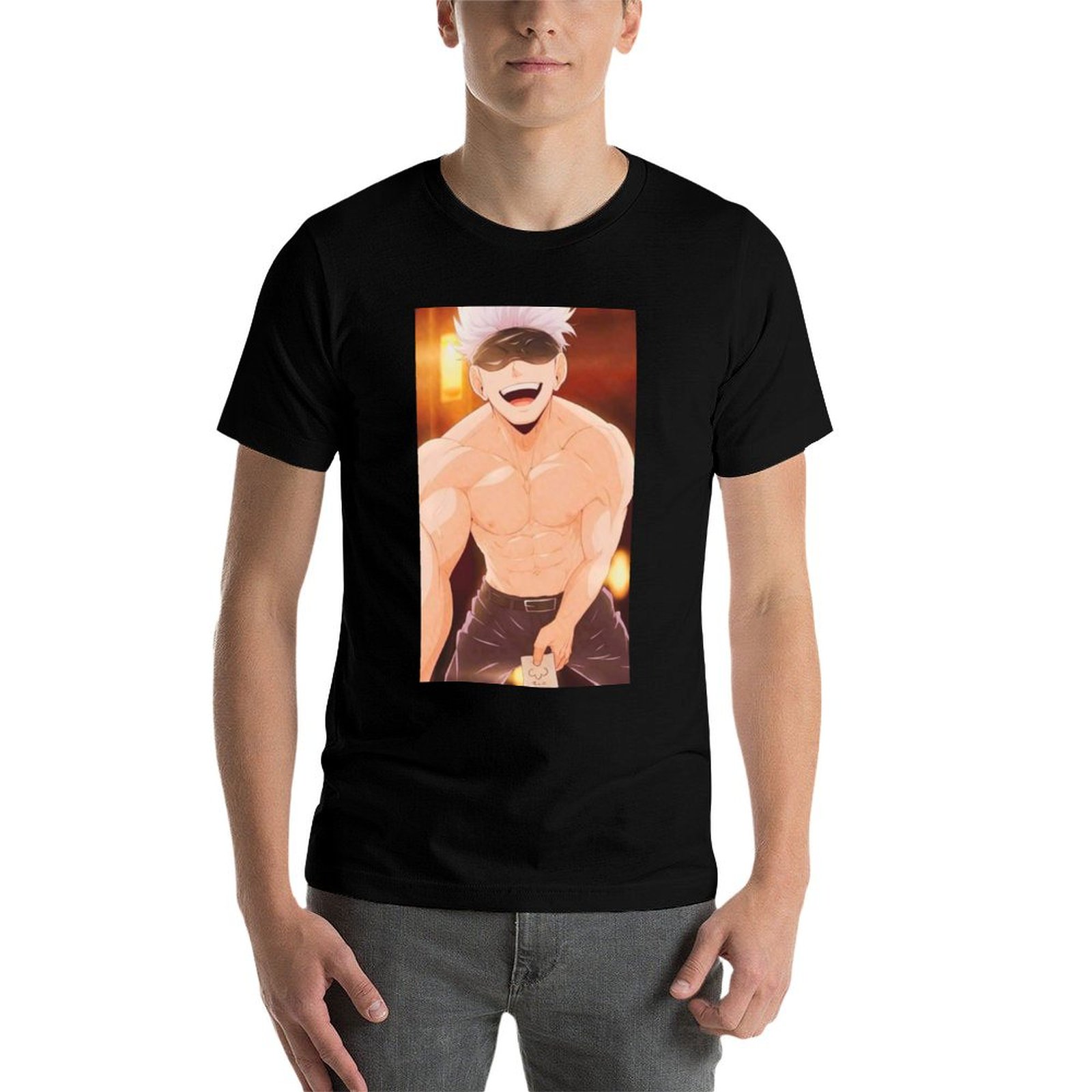 Camiseta Gojo Satoru Merchandi - Anime Merchandise T-Shirts avaliação e preço