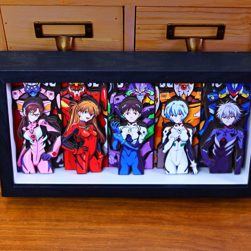 Criativo eva 3d pintura de pap - Evangelion Anime Merchandise avaliação e preço