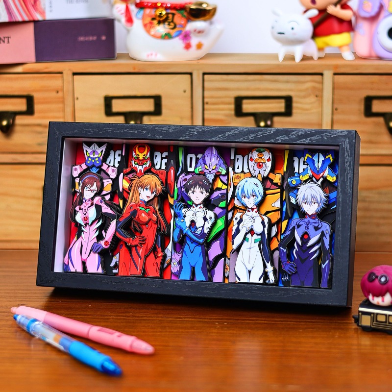 Criativo eva 3d pintura de pap - Evangelion Anime Merchandise avaliação e preço