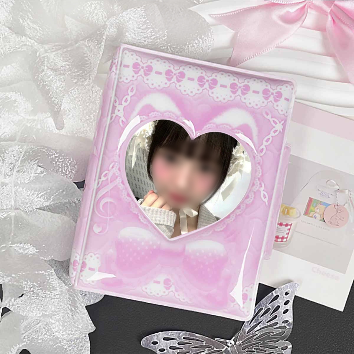 Álbum de fotos com laço de ore - Anime Merchandise Types avaliação e preço