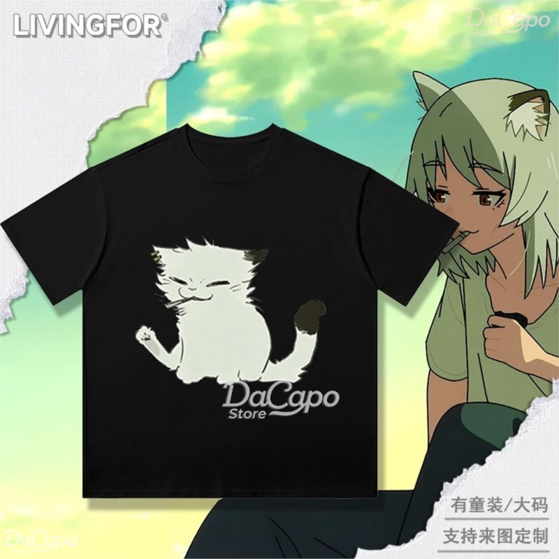 Camiseta Casual de Algodão Cha - Anime Merchandise T-Shirts avaliação e preço
