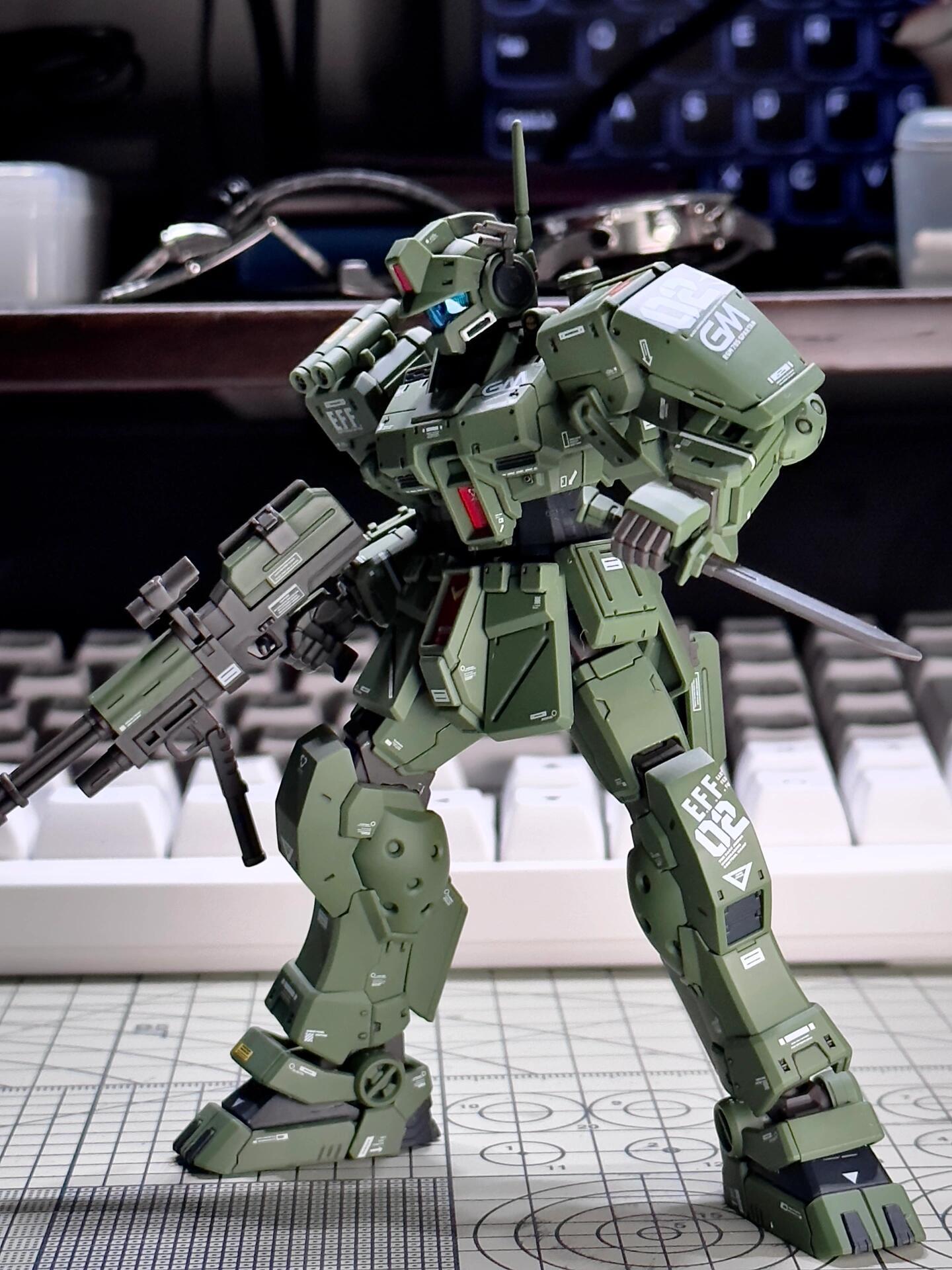 Xfs hg 1/144 RGM-79S gm sparta - Bandai Gundam Rg avaliação e preço