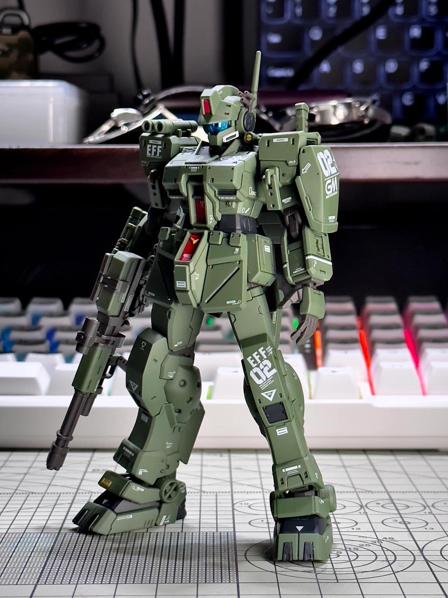 Xfs hg 1/144 RGM-79S gm sparta - Bandai Gundam Rg avaliação e preço