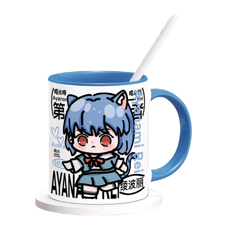 Caneca Criativa 2D Kawaii de E - Evangelion Anime Merchandise avaliação e preço