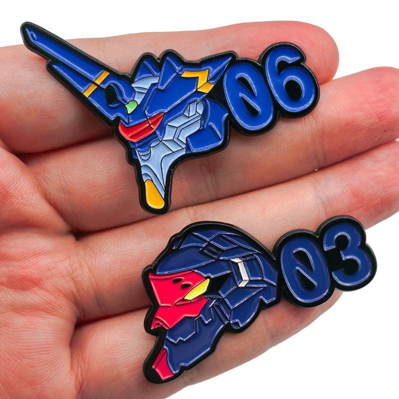 Broches Decorativos de Metal N - Evangelion Anime Merchandise avaliação e preço